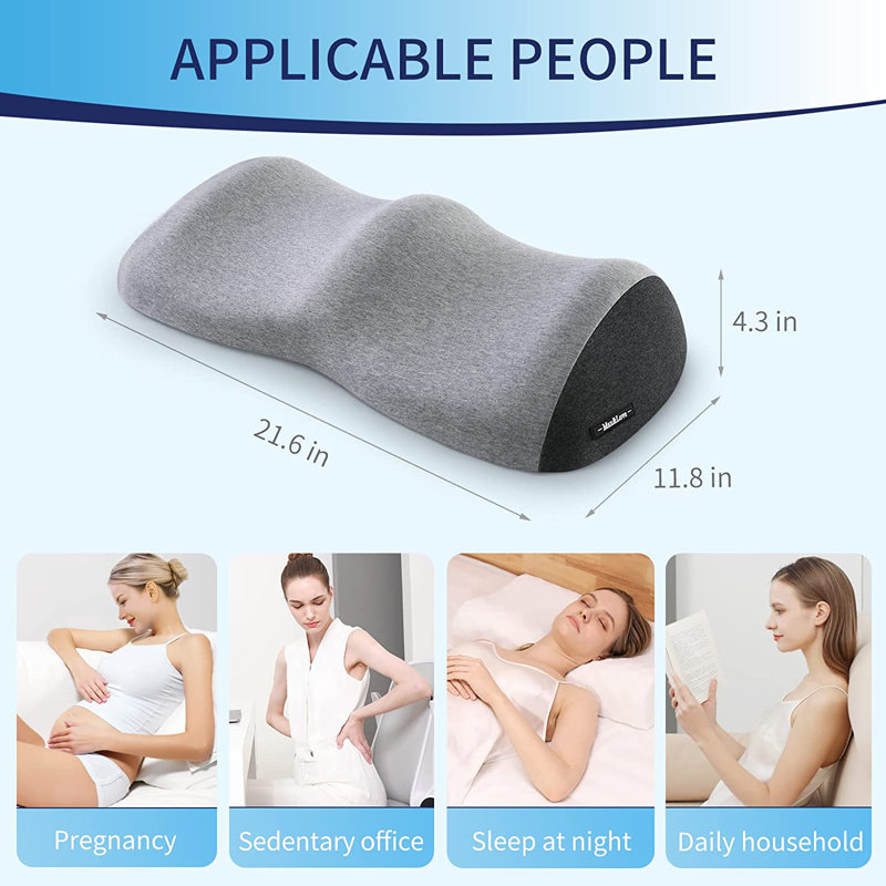 Oreiller en mousse à mémoire de forme de haute qualité pour les jambes (couleurs mélangées)