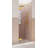 Halo 34.5 in. x 78 in. Frameless Glass Hinge Shower Door-35936344