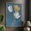 Reproduction encadrée FLORAL Series CXLI - bois massif-587241783