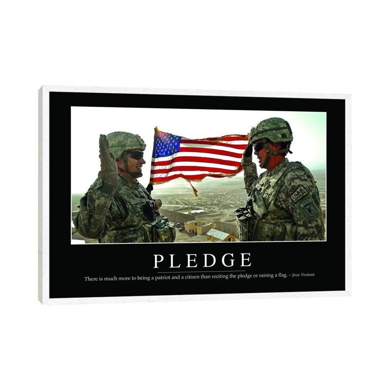 Pledge by Stocktrek Images - Gallery-Wrapped Canvas Giclée on Canvas, White Framed, 101.6 cm H x 66.04 cm W