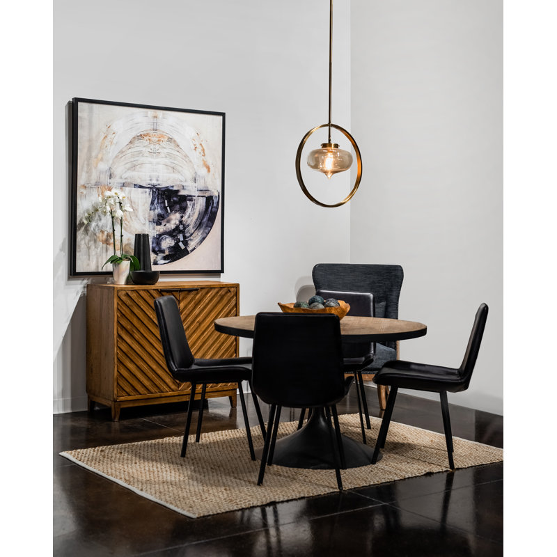 Chaise en cuir Fadak