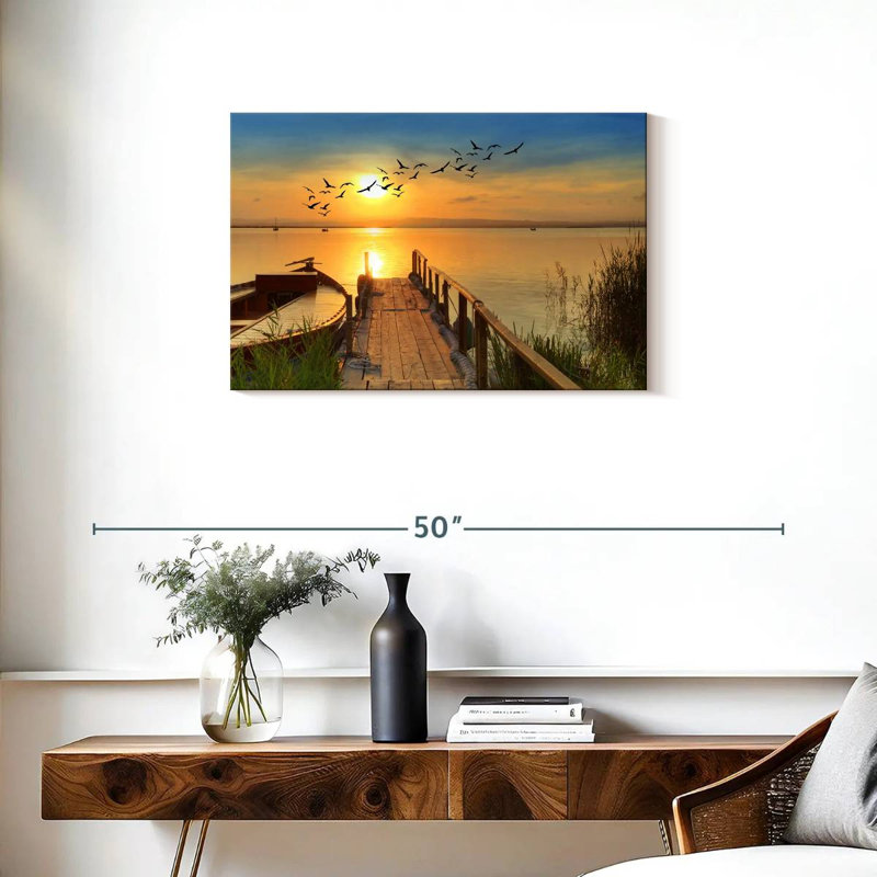 Mehar Fishing Dock, 20" H x 30" W