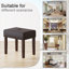 Tabouret de repose-pieds en cuir synthétique Norena-1823498992