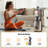 Juicer Machines, Cold Press Juicer With 4.8" Wide Chute, Slow Masticating For Whole Vegetables & Fruits, Black