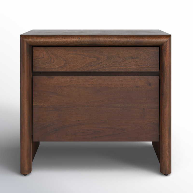 Nigel 2 - Drawer Solid Wood Nightstand