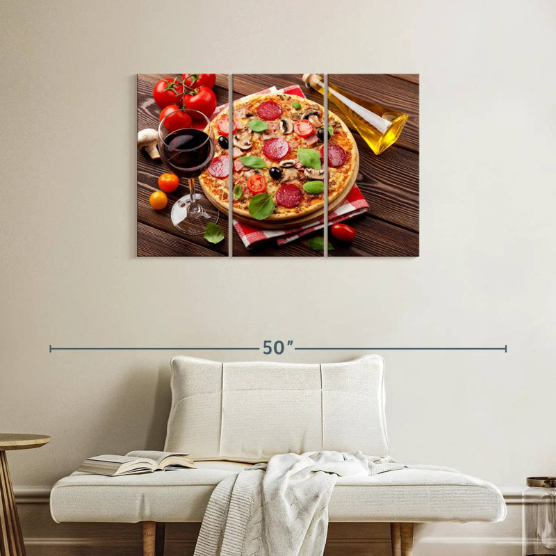 Yarlin Pizza Fresh From Oven, 24" H x 38" W