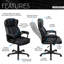 Fauteuil de direction ergonomique en similicuir noir à haut dossier Techni Mobile-1006860206