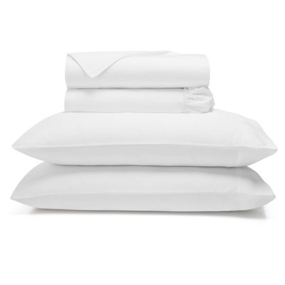Ensemble de draps en coton uni 700 fils Pavo