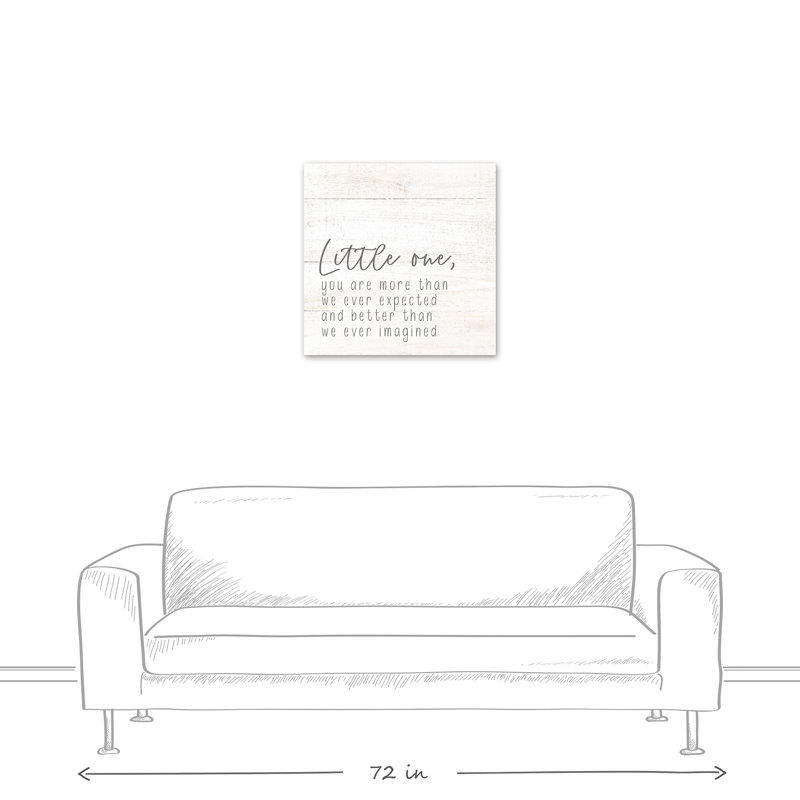 Art sur toile little one O'Toole, H 24 po x l 24 po x P 1,25 po