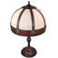 Lampe de table gothique en métal