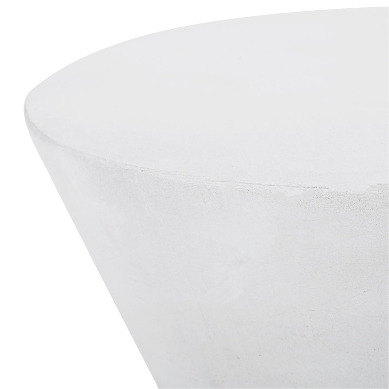 Outdoor Lightweight Concrete Side Table