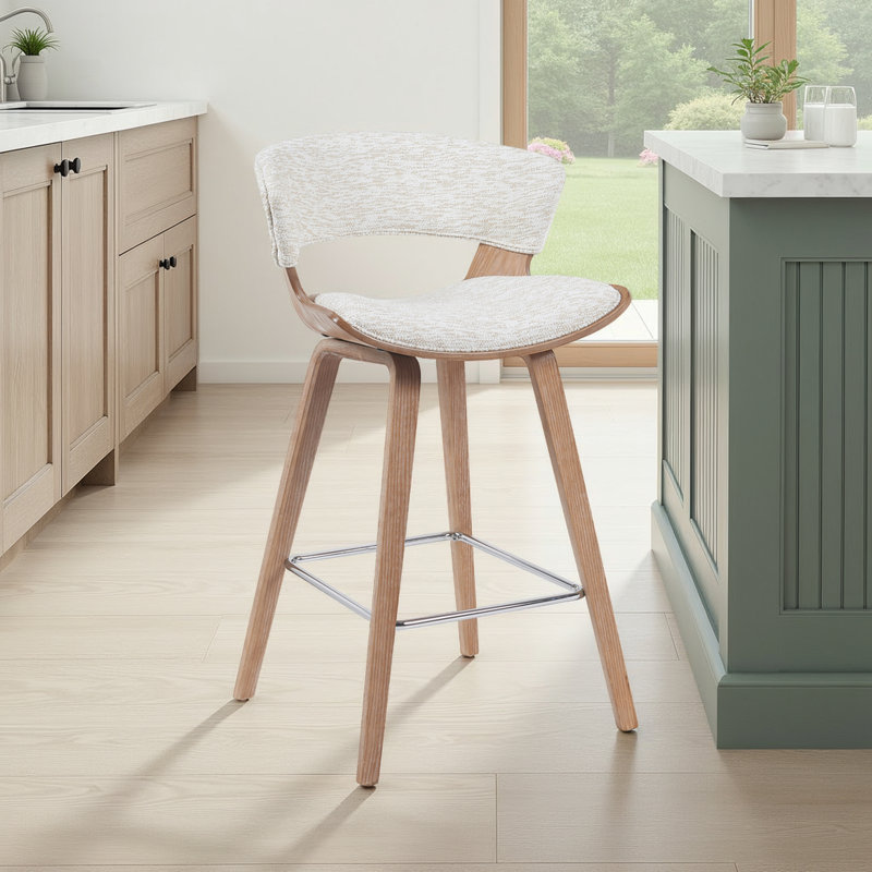 Tabouret de bar Fordwich Allon, Brun, Beige