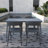 April Rectangular Metal Outdoor Dining Table , 50'' in. W 29.3'' in. D-89358087