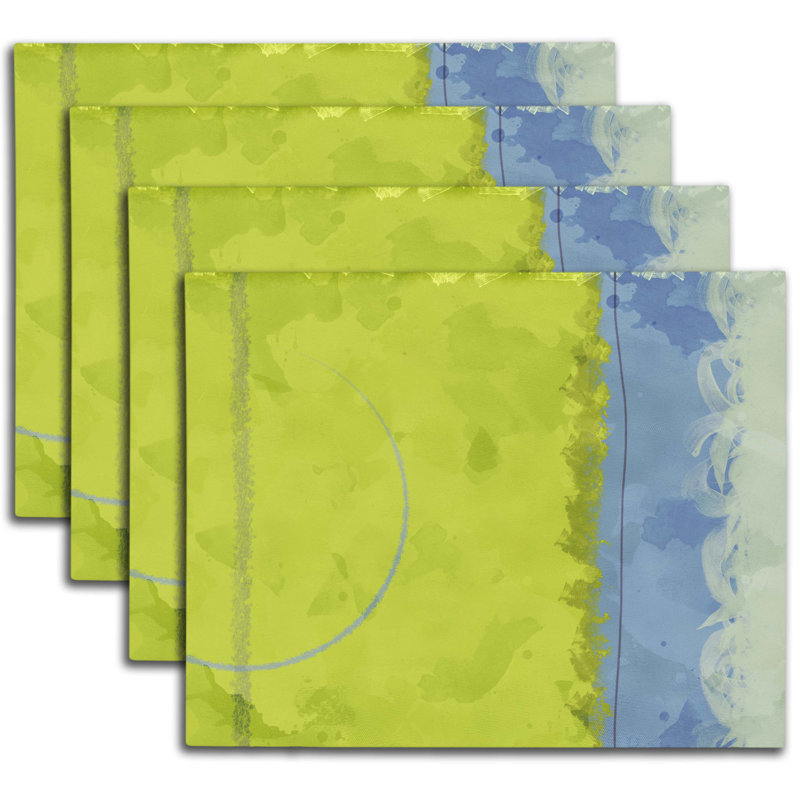 Polyester Abstract Rectangle Placemat