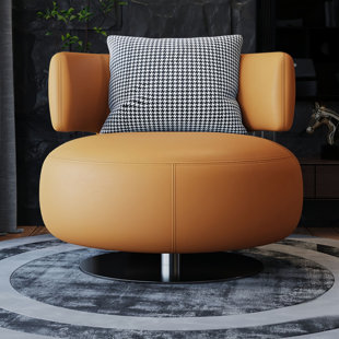 Chaise berçante moderne rembourrée