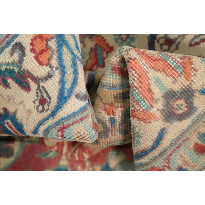 Tapis traditionnel rétro en laine 5 x 6