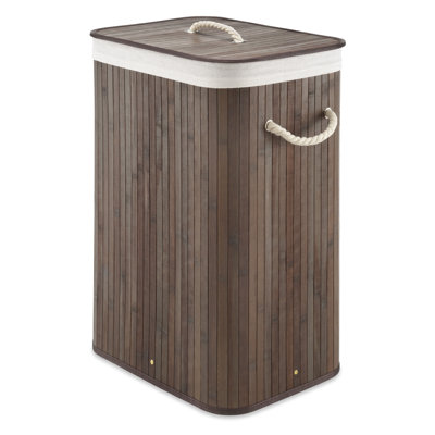 Bamboo Laundry Hamper with Handles