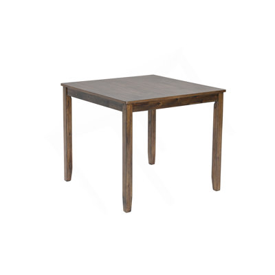 Wooden Dining Square Table, Kitchen Table for Small Space, 4 Person Dining Table