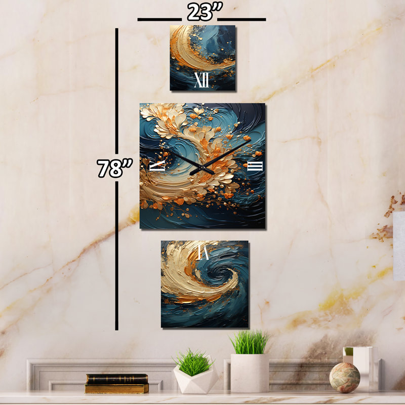 Magdolna Metal Wall Clock