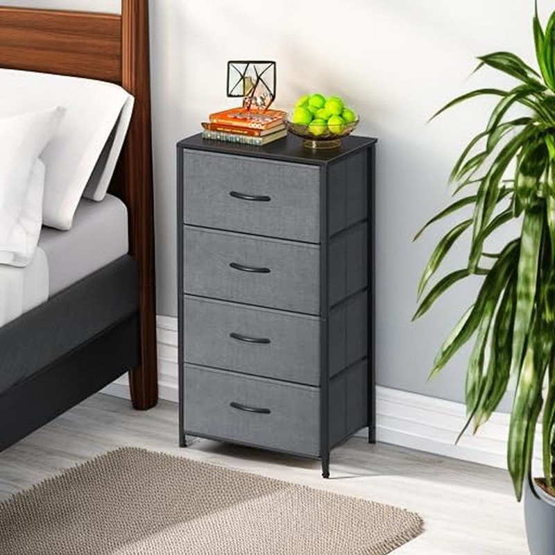 Commode pour chambre AODK avec 4 tiroirs de rangement, petites commodes ...