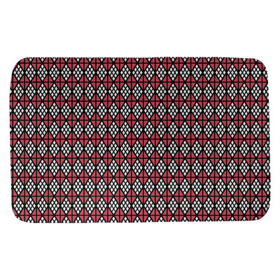 Tapis pour salle de bain diamants Leffel