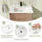 29.97'' Single Bathroom Vanity with Ceramic Top