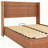 Queen Lift-Storage Platform Bed With Gas Lift, Wooden Slatted Frame, Rustic Brown Finish, No Box Spring Required, Noise-Free, Natural Wood Texture-1146243834-1147666040