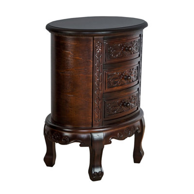 Aiven Solid Wood 20.5'' W 3 - Drawer Dresser