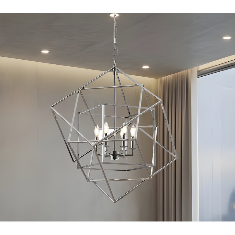 Bassler Unique Geometric Chandelier