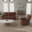 Canapé inclinable électrique Oslo avec causeuse et fauteuil inclinable oscillant