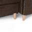 Reversible Sectional Set W/ 2 Accent Pillows In Tan