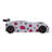 Fleura Race Car Design Twin Bed, White