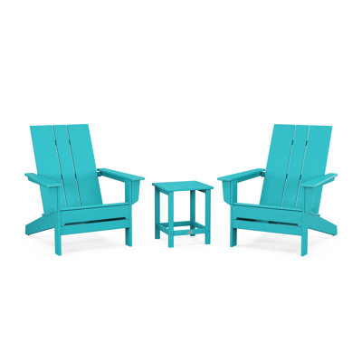 POLYWOOD x AllModern Adirondack Chairs with Table