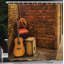 Ensemble de rideau de douche et crochets Music-44240690