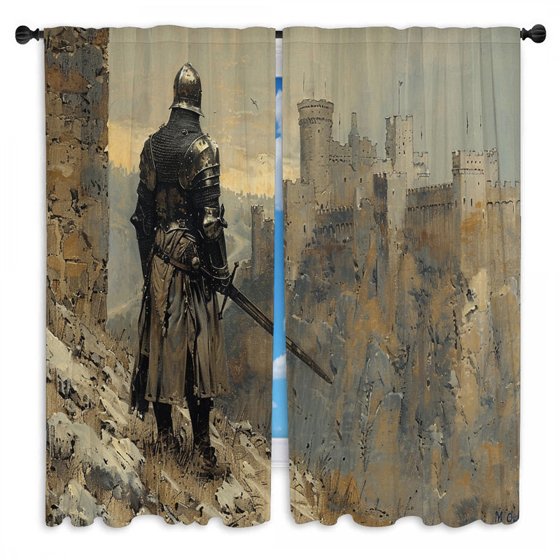 Paire de rideaux obscurcissant en polyester Libove, L 40 po x L 52 po