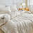DONEUS Tufted Strip Duvet Cover Set Boho Textured Bedding Set-114491953-114645172