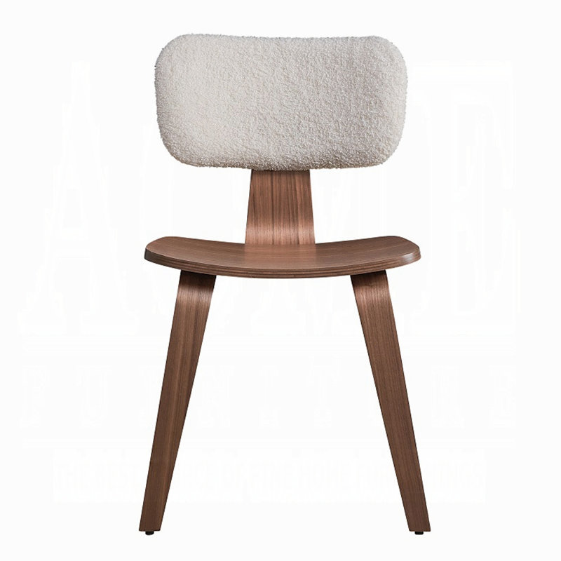 Chaise d'appoint Casson (lot de 2), Blanc