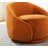 Gabbanelli Upholstered Swivel Barrel Chair-2000668819
