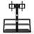 Tv Stand With Black Glass For 32 - 65 Inch Tvs And Enhanced Viewing Experience Adjustable Angles Optimal
