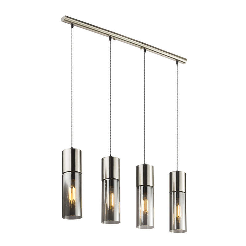 Abdullah 4 - Light Kitchen Island Pendant, Grey