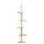 Interactive Adjustable 5-Tier Floor to Ceiling Cat Tower