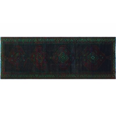 One-of-a-Kind Efim Hand-Knotted 1980s Purple 4' x 11'1"" Runner Wool Area Rug -  Isabelline, DA3040A52E5F42B887C59D9848A697BB