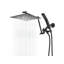 Pomme de douche double tout en métal-86665242
