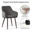 Anquetta Velvet Modern Dining Chairs With Quilted Diamond Pattern Backrest-1887032089