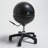 Britton Adjustable Height Ball Chair with Wheels