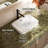 Los Flexi White Rectangular Semi-Recessed Vessel Bathroom Sink with Overflow-118434740