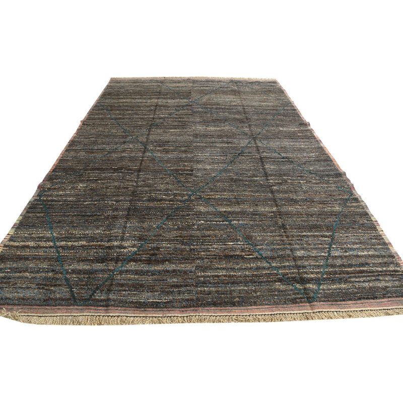 Iraheta Blue and Brown Rug