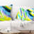 Vibrant Brushstrokes - Abstract Printed Throw Pillow-30735189