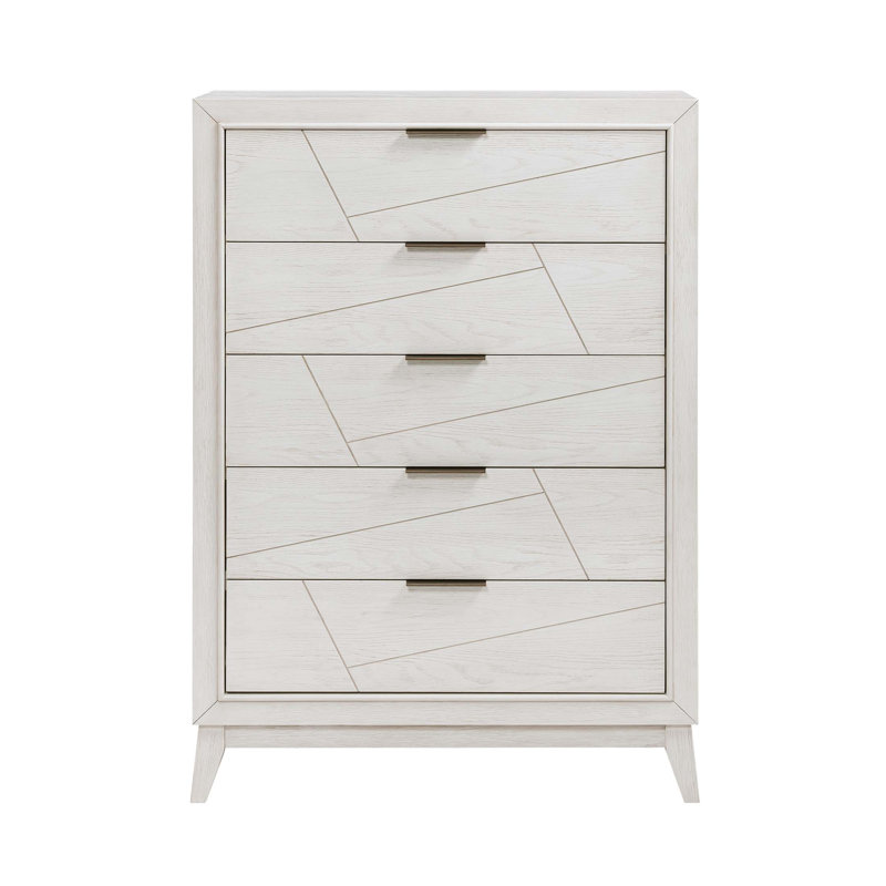 Commode de rangement moderne avec des tiroirs spacieux, parfaite pour les meubles de chambre organisés et élégants