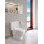 Toilette allongée deux pièces à hauteur universelle 1,0 GPF TOTO® Nexus® 1G® avec CEFIONTECT et siège SS234 SoftClose, prêt pour WASHLET +, coton blanc